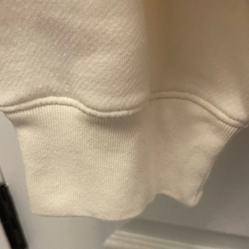 J. Crew Factory Off-White Zip-Up Hoodie - Picture 4 of 6